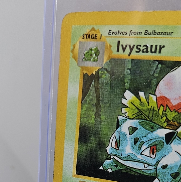 Vintage 1999 Base Set Pokémon~IVYSAUR #30/102 Shadowless Uncommon - Picture 4 of 5